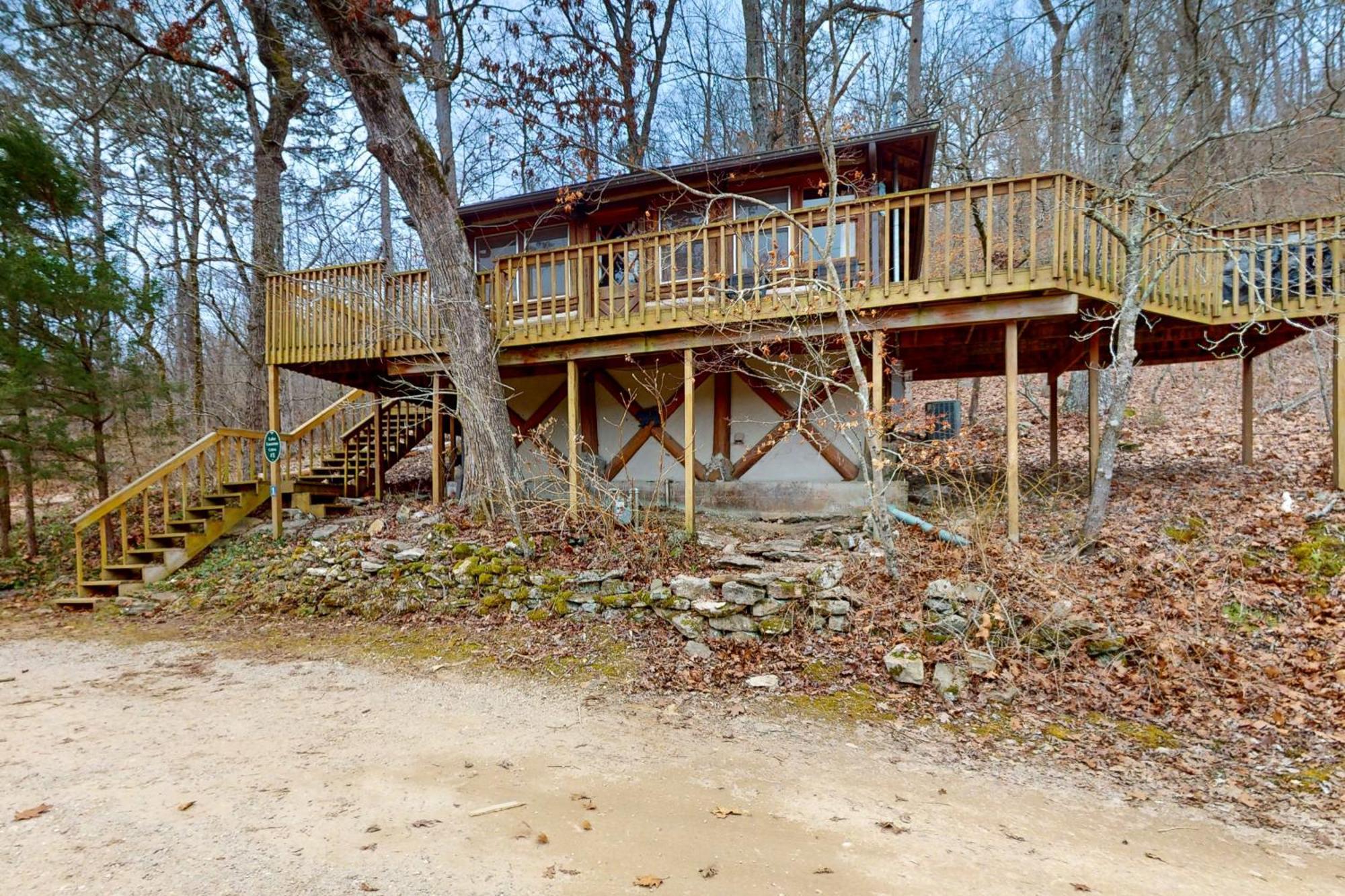 Lake Lucerne - Treehouse Cabin #01 Eureka Springs Exterior foto